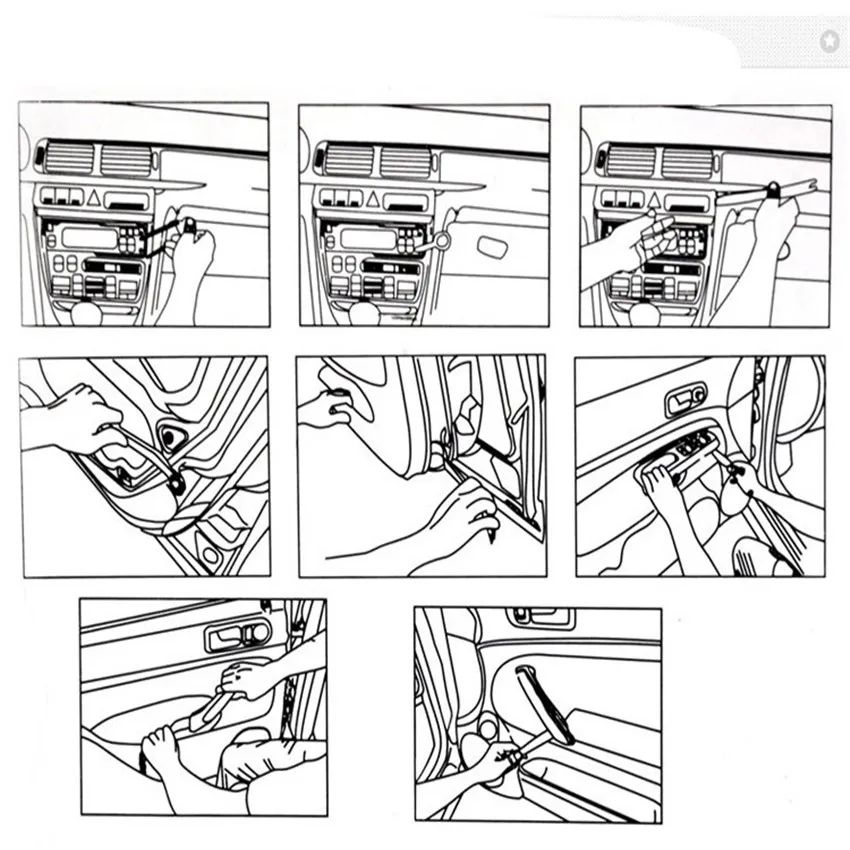 Набор инструментов для снятия автомобильной панели Alfa Romeo Giulia Stelvio MiTo Giulietta Tonale ALFA