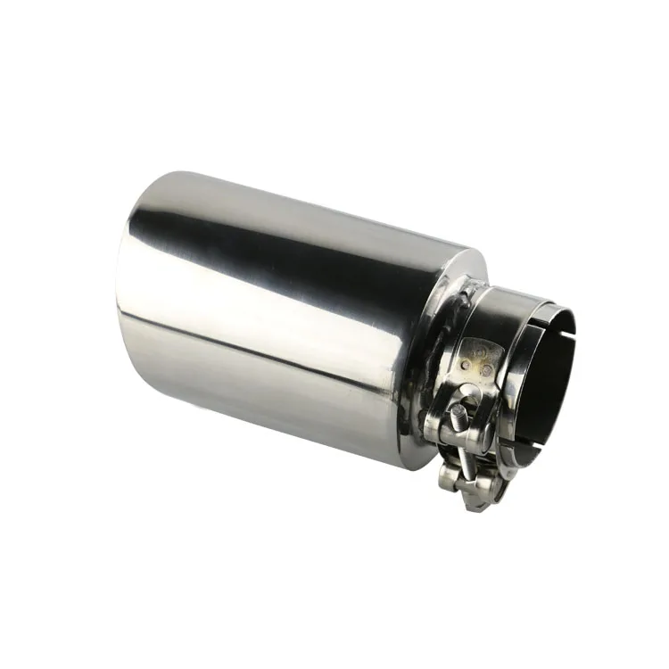 Автомобильный выхлопной наконечник интерфейса 63 мм Наклонный Овальный выход 89