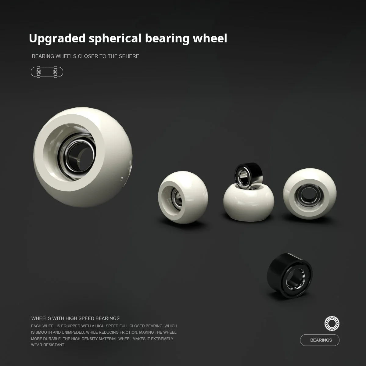 Красный Черный Цвет Череп Палец Скейтборд Профессиональный Уровень Случайный