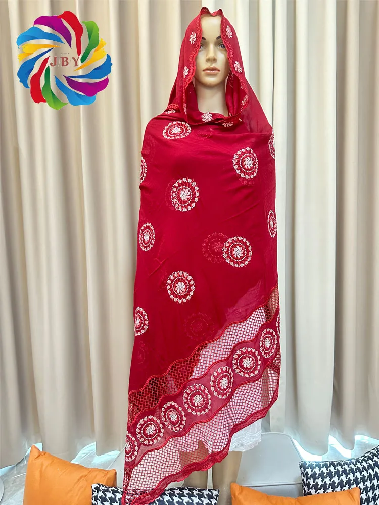 Роскошный отличный высококачественный африканский женский хлопковый шарф