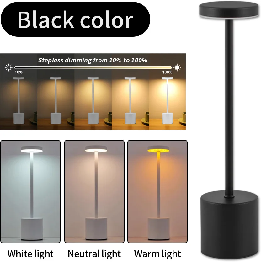 

Классическая сенсорная LED настольная лампа 3 цветов