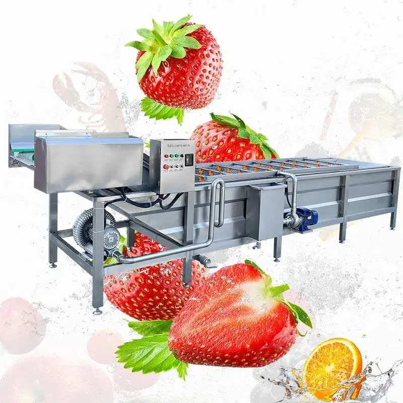 

Industrial Ozone Lettuce Washing and Drying Equipment Fruit and Vegetable Cleaning Machine