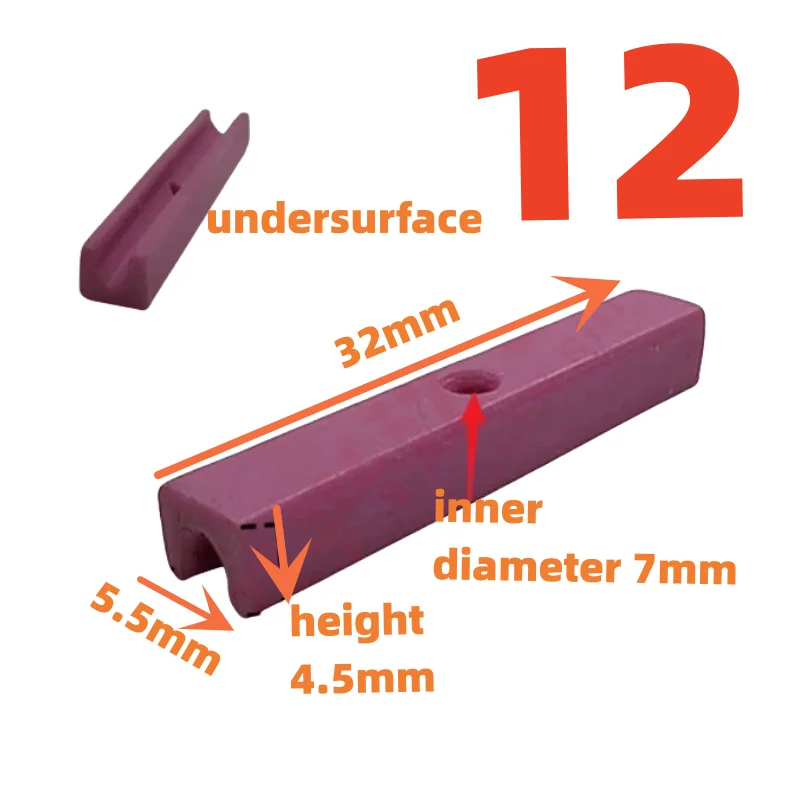 Qipang 20 шт. фарфоровые глазки для текстильных машин Алюминиевая Направляющая