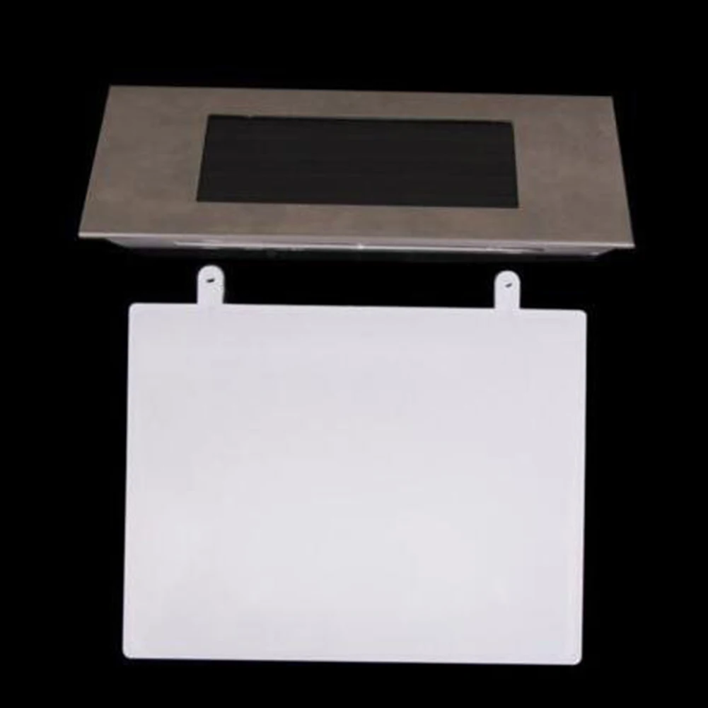 

4LED Anticorrosion Apartment Stainless Steel Powerful Doorplate Number Eco Friendly Security House Durable Solar Billboard Light