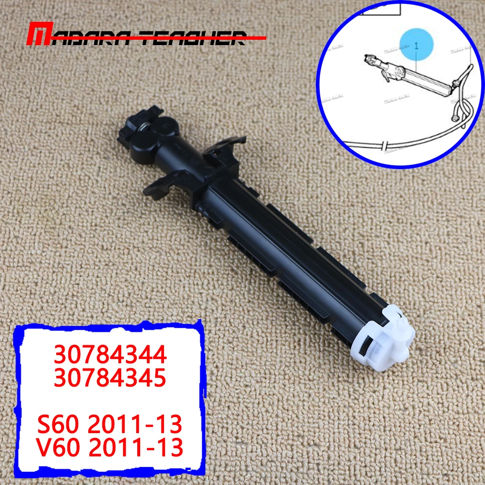 

FOR VOLVO S60 Headlight Head light lamp Washer/wiper-Nozzle Headlamp Washer Jet Nozzle Cylinder 30784344 30784345 2011 2012 2013