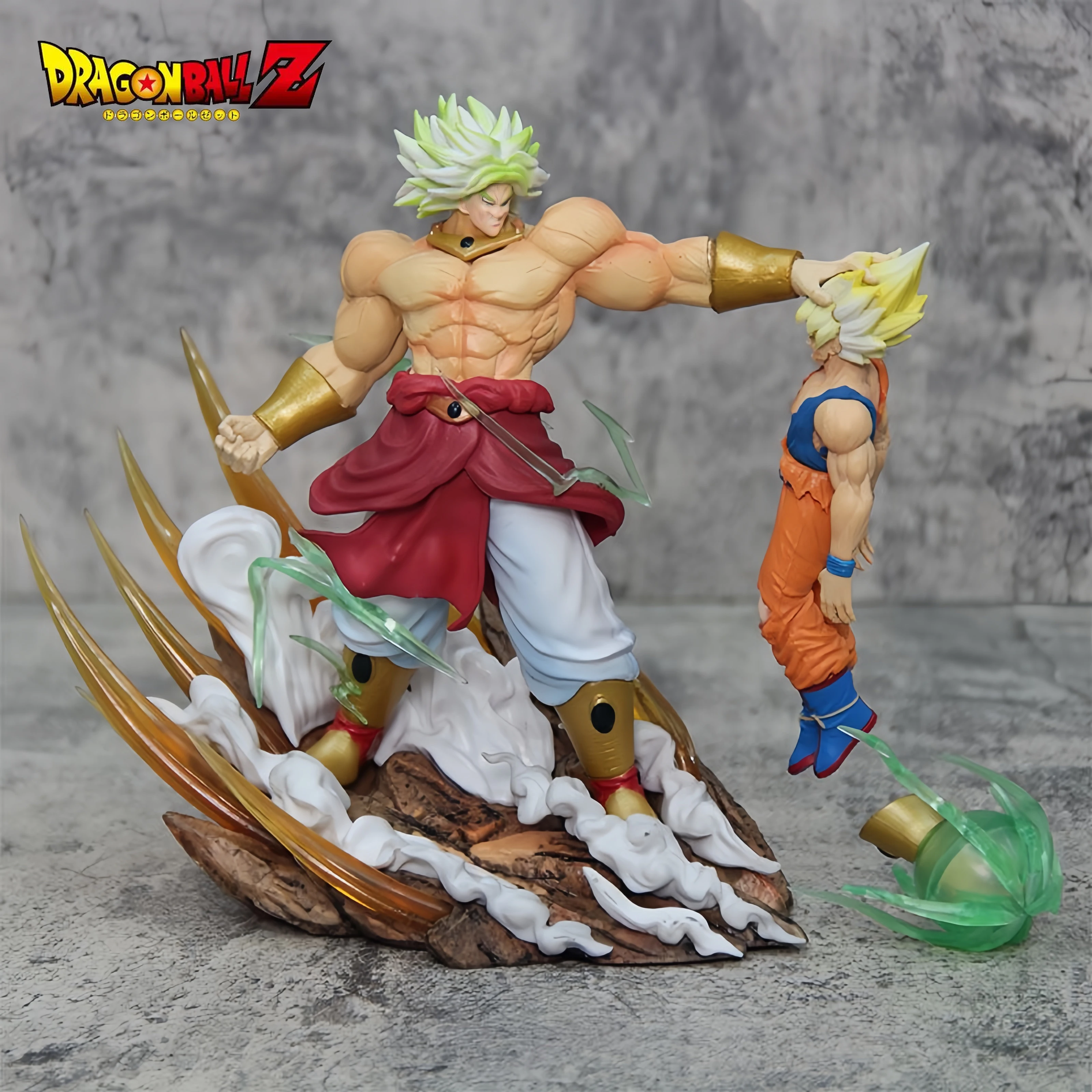 

20cm Dragon Ball Son Goku VS Broli Anime Action Figure Kakarotto PVC Statue Decoration Collection GK Model Fans Toy Boy Gift