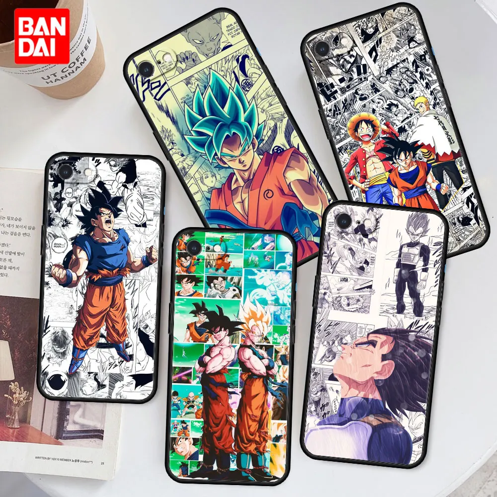 

Cover Case for iPhone SE 6 6S 7 8 Plus X XS XSMax XR 6Plus 6SPlus 7Plus 8Plus Bag Style Capinha Protection Dragon Ball Goku Z