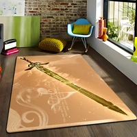 art print cold weapons sword stripe carpet living room carpet area big rug cool mats alfombras para sala