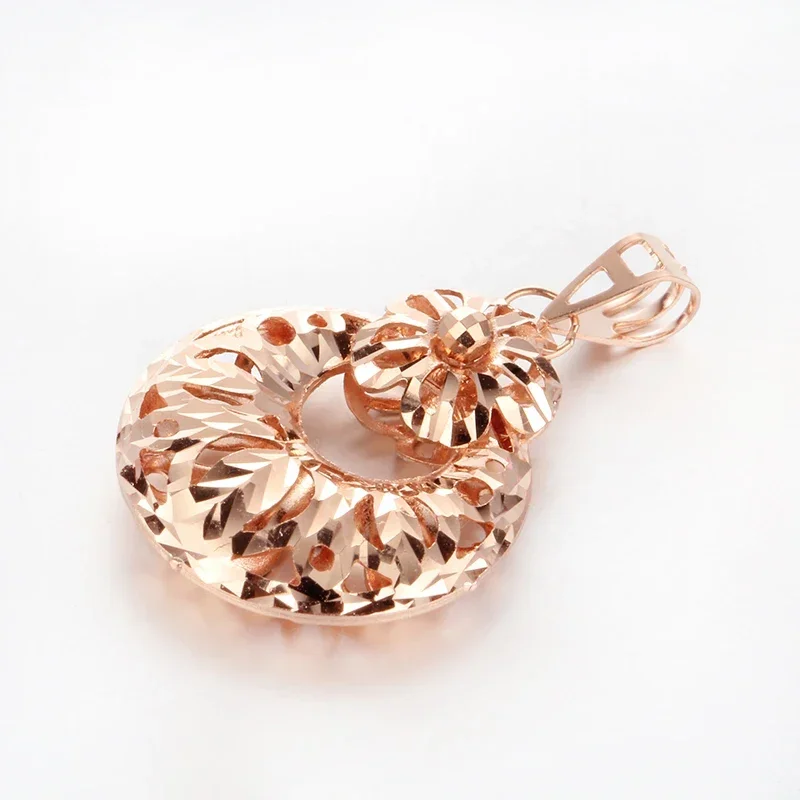 Классическое Сверкающее Ожерелье В Арабском Стиле С Цветочным Кулоном Для