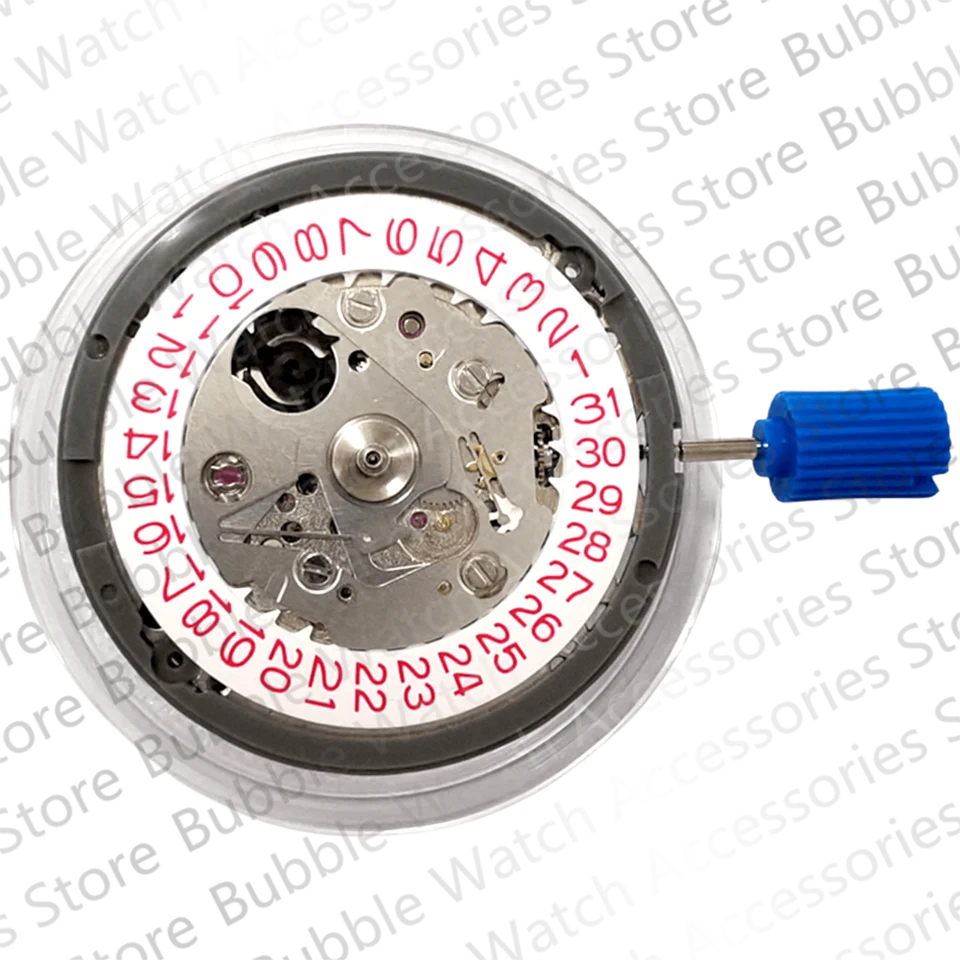 NH35a автоматический механический механизм синие красные белые цифры дата-колесо