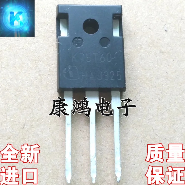 (5 шт./лот) K75T60 IKW75N60T TO-247 IGBT 75A/600V