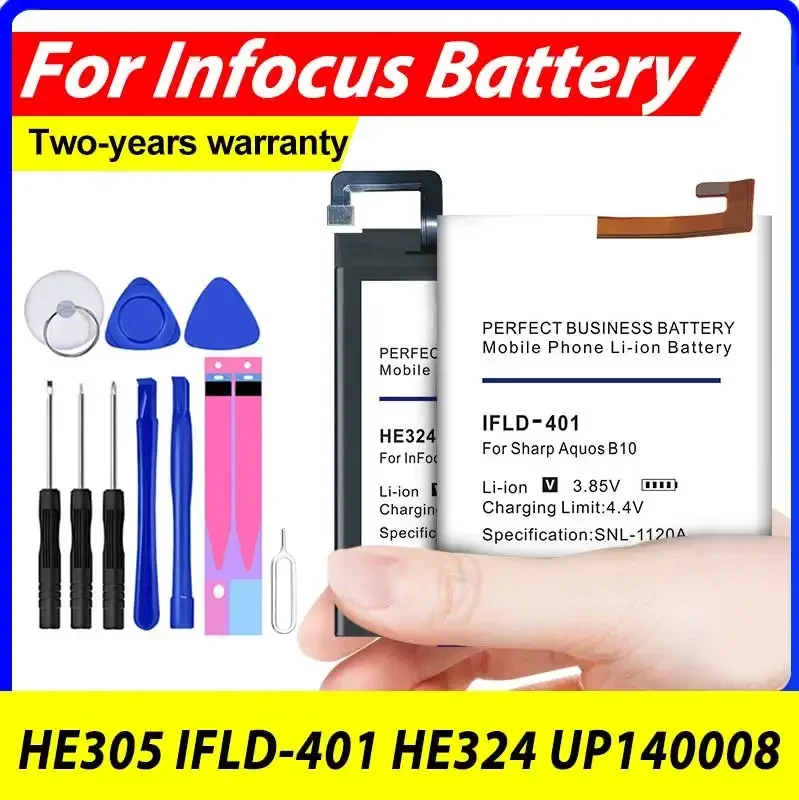 Новый HE305 IFLD-401 HE324 UP 140008 Сменный аккумулятор для Infocus V5 M808 M560 Sharp Aquos B10 M2 на складе