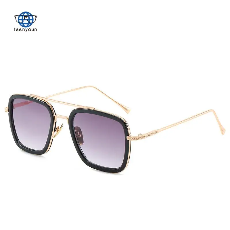 

Teenyoun Eyewear Trade New Modern Retro Frame Narrow Sunglasses Ins Wind Street Big Brand Sun Glasses
