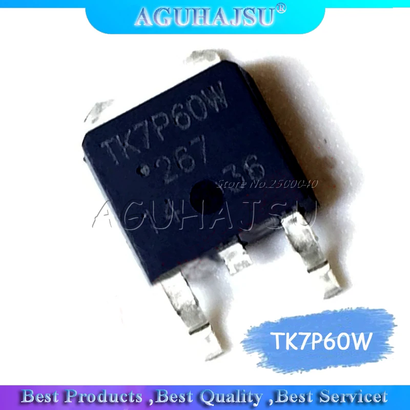 

10 шт. TK7P60W TO-252 TK7P60 TO252 7P60 7P60W 600V 7A TK7P60W новый оригинальный