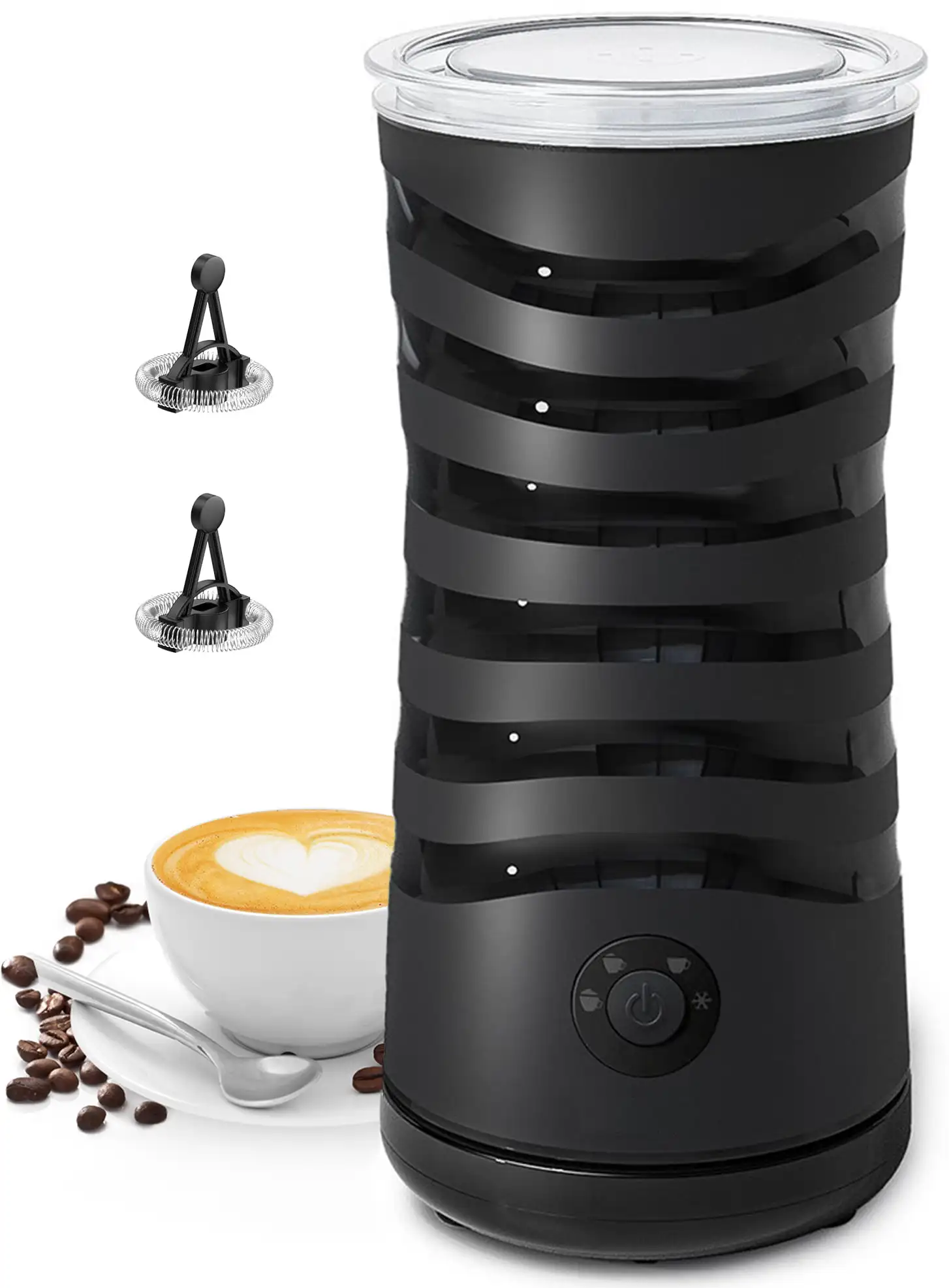 

Milk Frother, Automatic Milk Foam Maker, Electric Milk Steamer for Cappuccino, Latte, Coffee