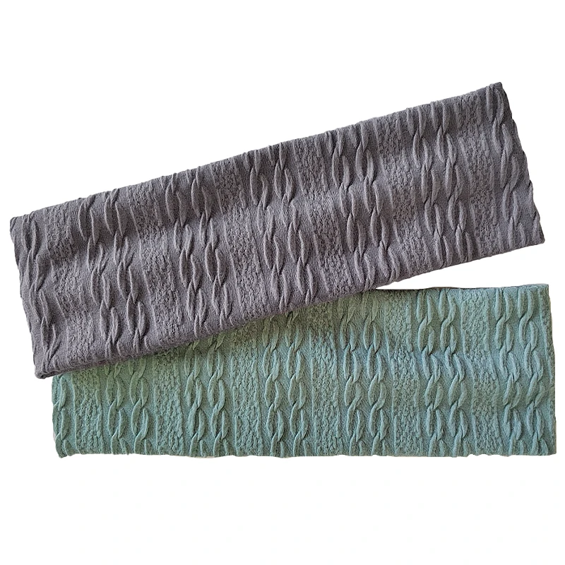 Повязка для волос женская спиральная в полоску мягкий эластичный бандаж на