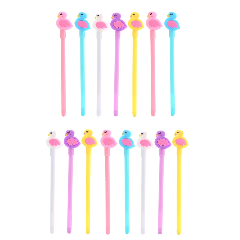

15 шт. Мультяшные Обучающие канцелярские принадлежности Очаровательная ручка в виде лебедя школьная Ручка для письма