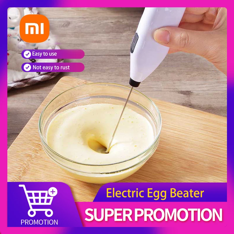 

Xiaomi Mini Electric Milk Foamer Blender Wireless Coffee Whisk Mixer Handheld Egg Beater Cappuccino Frother Mixer Kitchen Tools