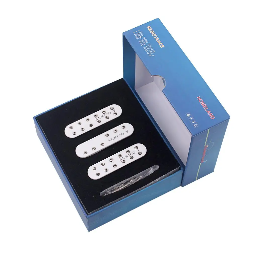 

Electric Guitar Alnico v Magnet Single Coil Pickups (Neck&Middle&Bridge)