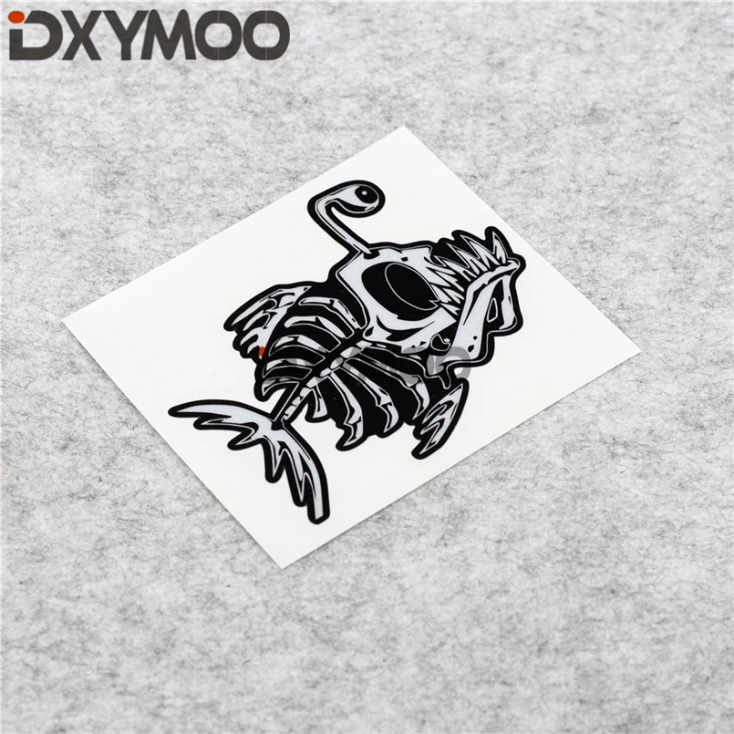 Стайлинг автомобиля фонарь для рыбалки скелет череп кросс-кости окно гитара