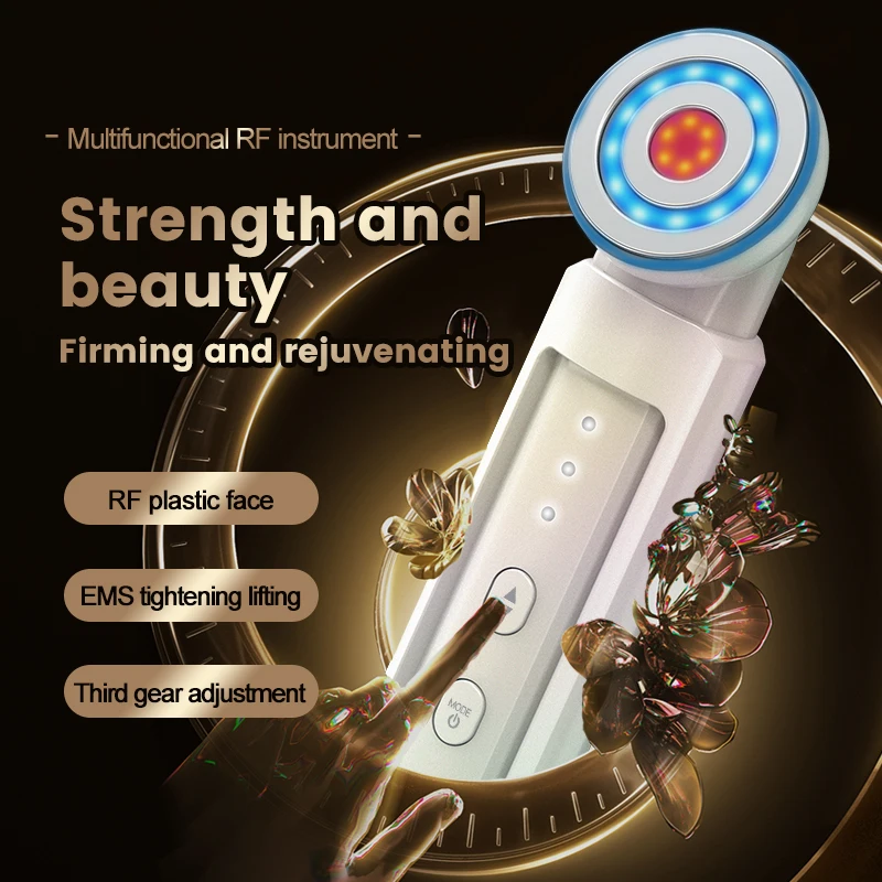 

Home Use RF EMS Radio Frequency Facial Lifting Vibration face Massage Anti-Wrinkles machine Beauty instrument Beauty tool