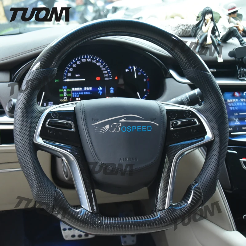На заказ для Cadillac рулевое колесо из углеродного волокна CT6 XT4 XT5 XT6 XTS SRX SLS CT5 CT4 ATS