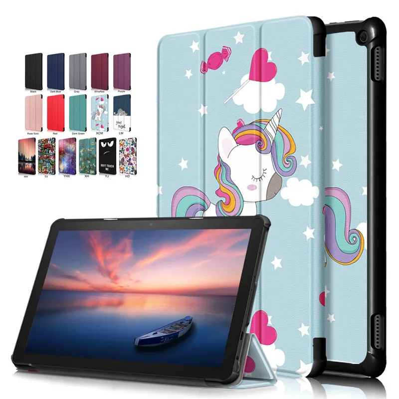 Case For Amazon FireHD10 Fire HD 10 HD 8 Plus Folding Stand Magnetic Shell for Amazon Fire HD 10 2021 HD 8 2022 Tablet Cover Kid