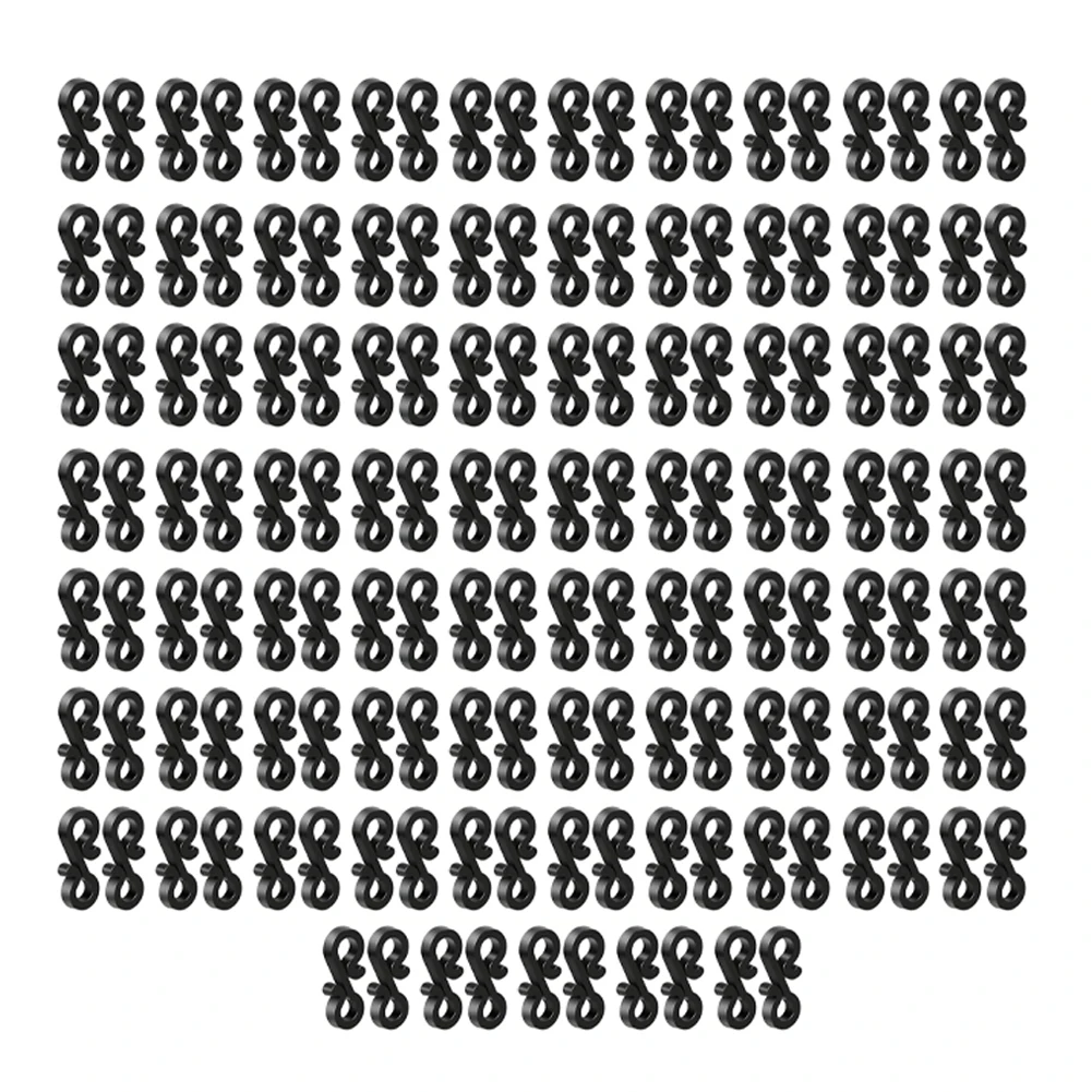 150 зажимов для уличного освещения крючки желобов S-образный крючок зажимы