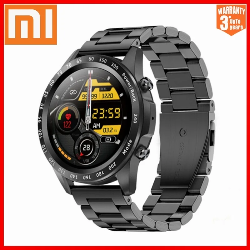 

For Xiaomi Huawei Phone Samsung Oppo Luxury Smart Watch Man Tws Heart Rate Blood Pressure Smart Watch Bluetooth Call Smartwatch