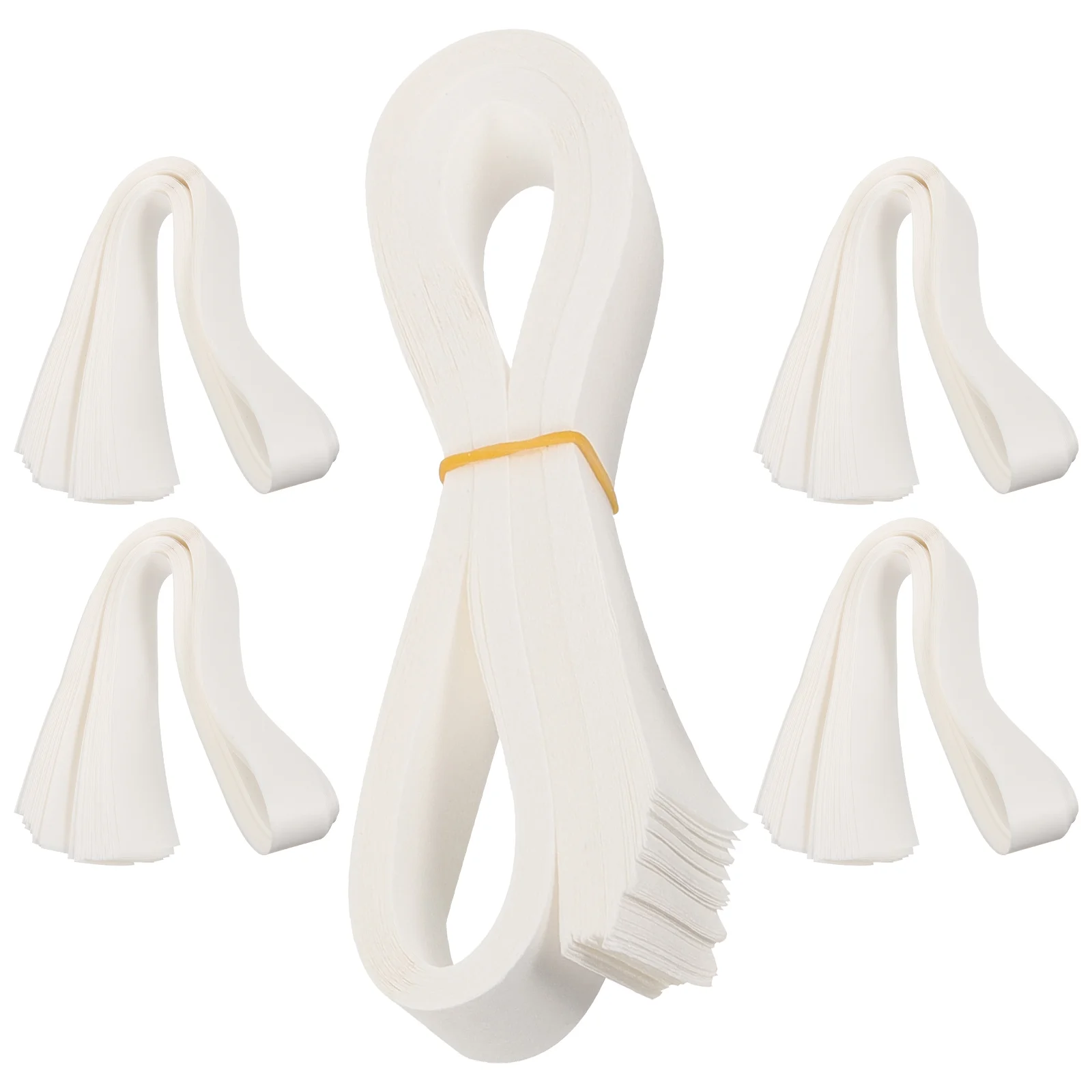 

200 Pcs Banknote Paper Money Bands Straps White Wrapping Cash Wrappers Bills Manual Currency