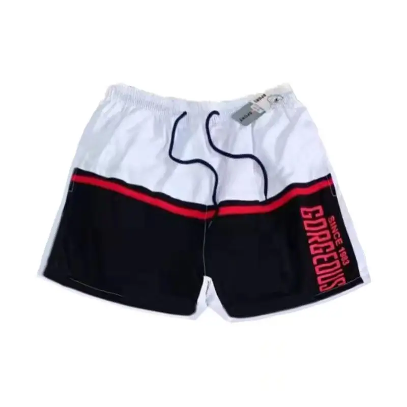 Mens Beach Shorts Luxury Splicing Fashion Brand Casual Shorts 2023 Summer Quick Drying Swimming Trunks Bermuda Shorts for Male