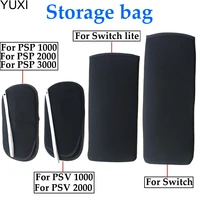 2510pc for psp 1000 2000 3000 for psv 1000 2000 for switch lite black soft cover carry case pouch console sponge storage bag