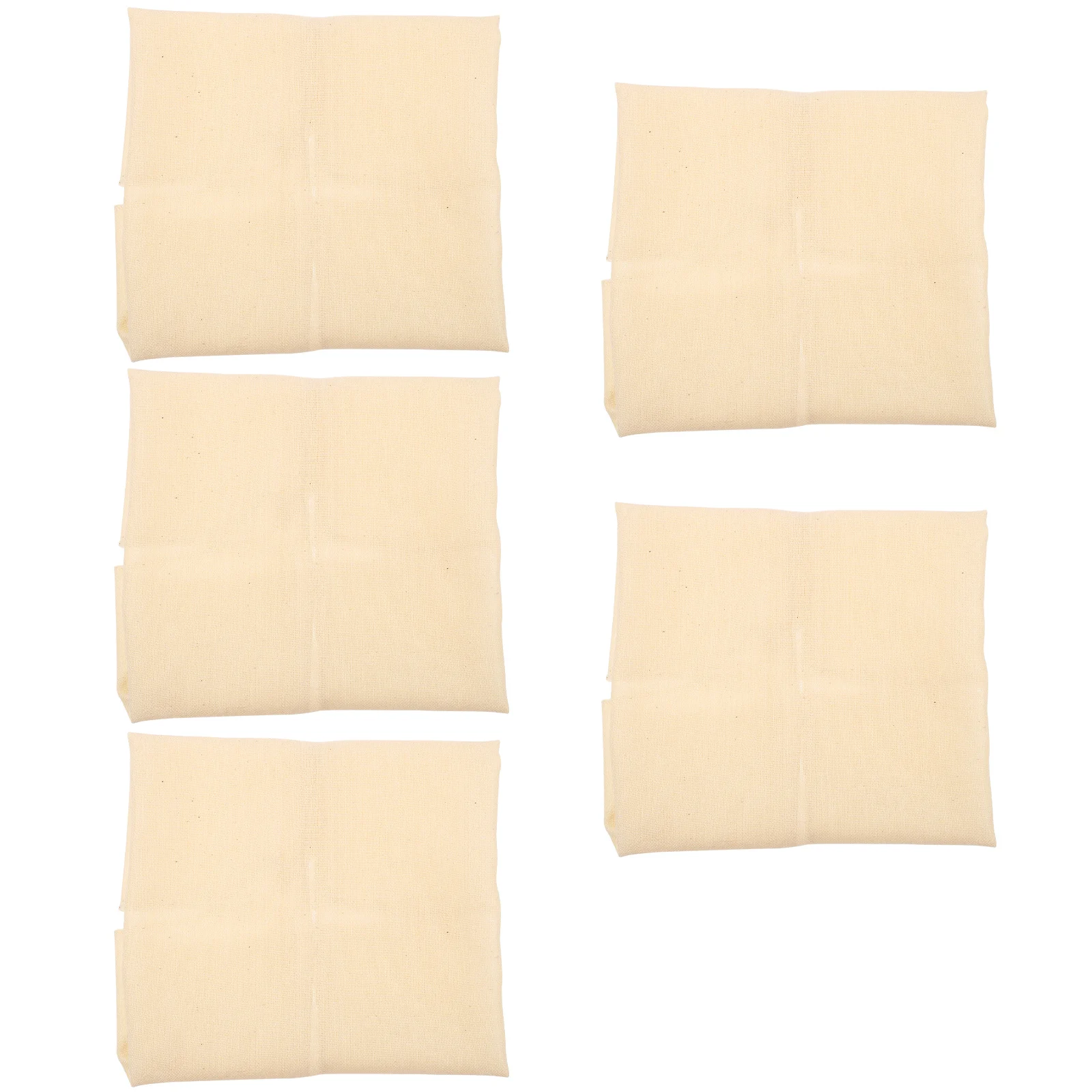 

5 Pcs Steamer Clothes Cotton Cheesecloth Butter Molds Cheesecloth Straining Organic Cheese Steamer Mat Liners Milk Tofu Cloth