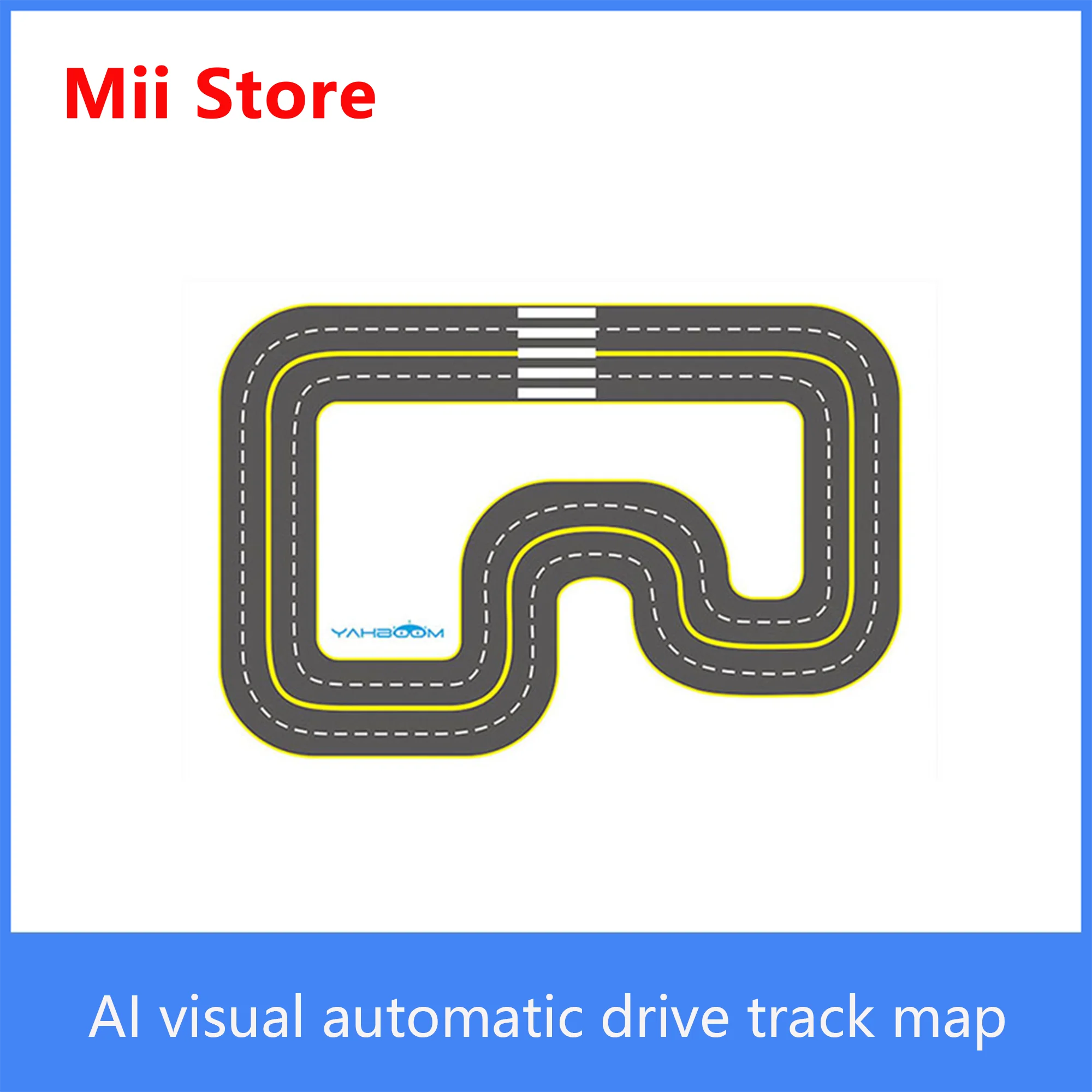 

Yahboom Autopilot map for Jetbot AI robot car training visual tracking line patrol