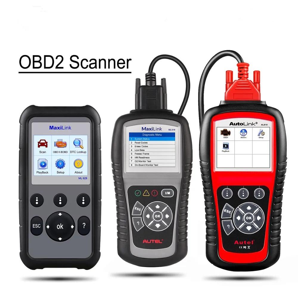 

Autel OBD2 Auto Scanner Diagnostic Tool ML629 ML519 AL619 Automotivo Automotriz Automotive OBD 2 EOBD Car Diagnostic Scanner