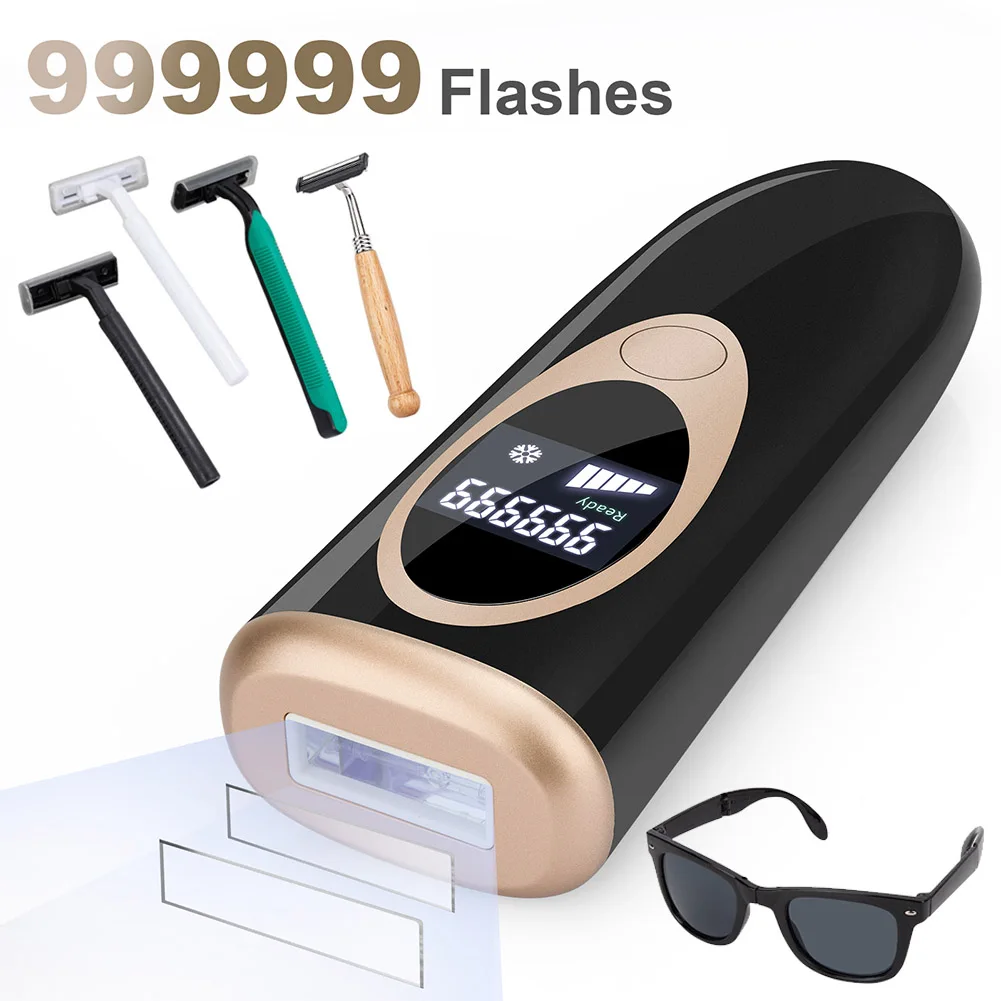 

999999 5Levels Laser Epilator Permanent IPL Photoepilator Laser Hair Removal depiladora Painless electric Epilator