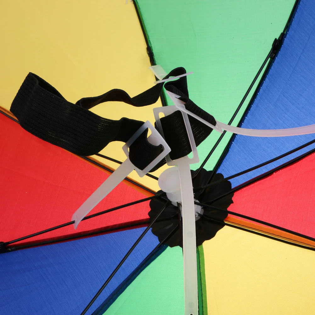 Уличная Складная головная шляпа с зонтиком головной убор Солнцезащитная защитой