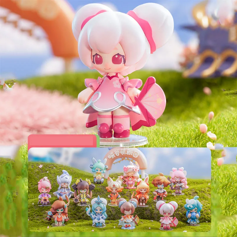 

POPMART King's Glory Canyon Meng New Series Blind Box Mystery Box Caixa Sorpresa Cute Desktop Model Kawaii Girls Birthday Gift