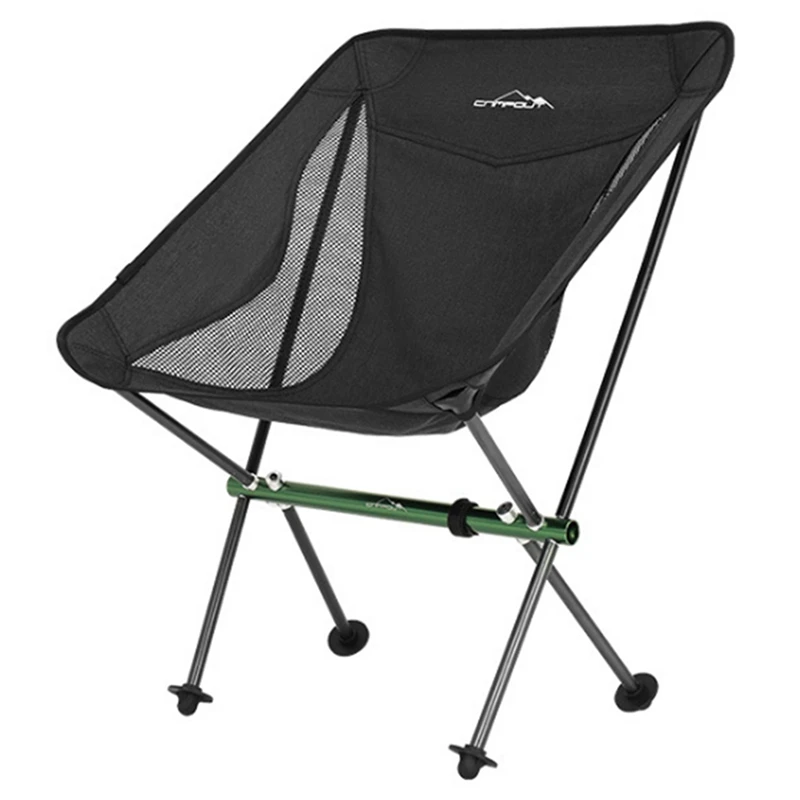 

CAMPOUT Outdoor Camping Aluminum Alloy Folding Chair Portable Moon Chair Fishing Recliner Leisure Chair Ultra Light