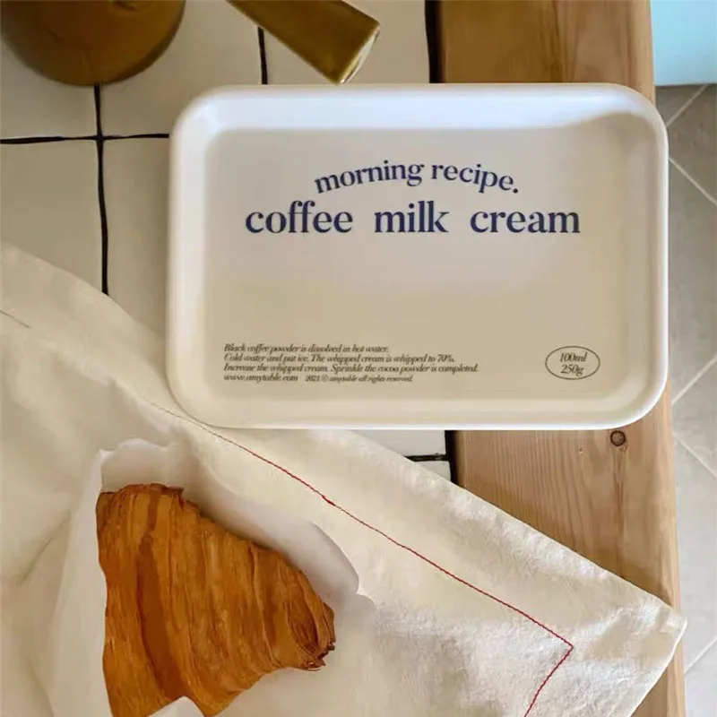 

Сетчатый Красный поднос для хранения TingKe в Корейском стиле, Современное украшение для дома, креативный поднос для чашки, тарелка для завтра...