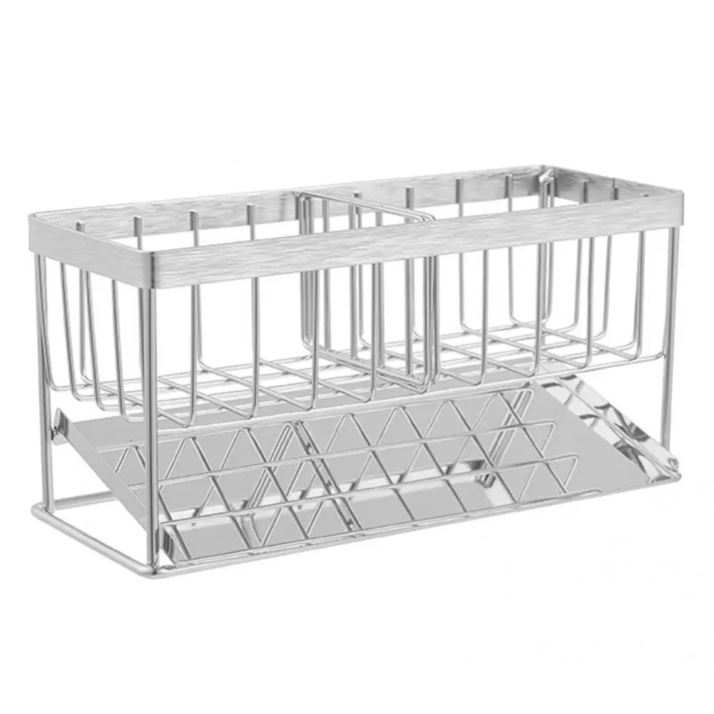 

Kitchen Holder Sturdy Hollow Widely Use Kitchen Holder Large-capacity Strong Loading-bearing Faucet Rack