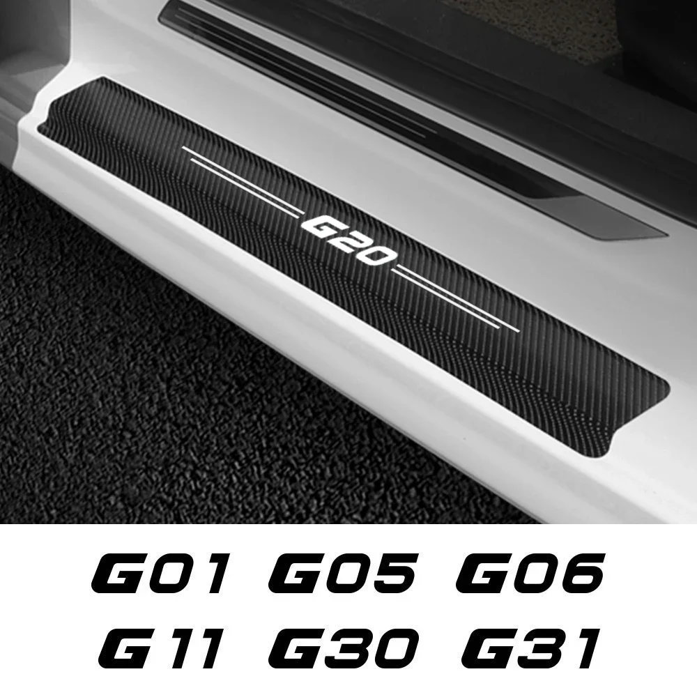 4 шт. автомобильные защитные наклейки для BMW G20 G21 G30 G11 G01 G02 G05 G06 G07 G08 G12 G14 G15