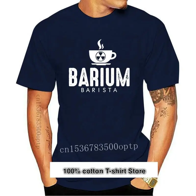 

Camiseta de bario Barista para hombre y mujer, ropa de la mejor química, café