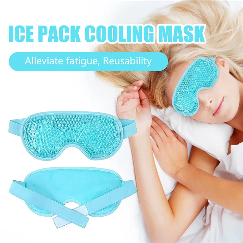 

Gel Ice Pack Eye Mask Ice Compress To Relieve Fatigue Hot and Cold Therapy Soothing Sleep Eye Mask Eye Care Tool