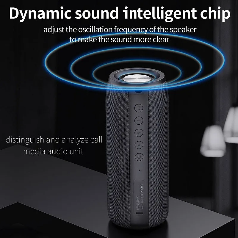 ZEALOT S51 Bluetooth Wireless Speaker Portable High Sound Quality Overweight Subwoofer Home Outdoor Waterproof Small Stereo | Электроника