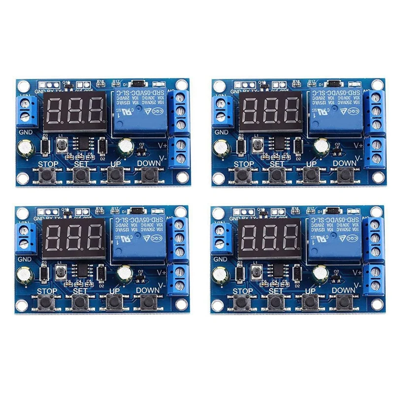 

4PCS DC 6-40V Battery Charger Discharger Control Switch Undervoltage Overvoltage Protection Board Auto Cut Off
