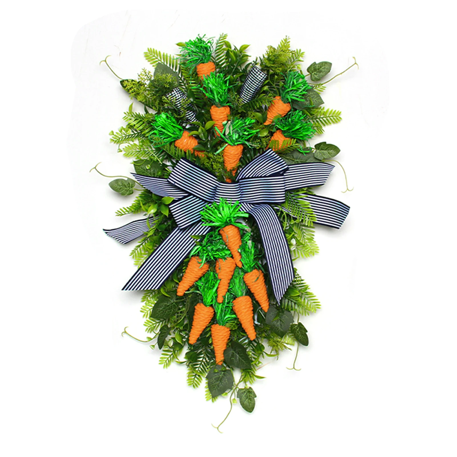 

Large Size Easter Bunny Carrots Garland On The Door Hanging Carrot Shape Wreath Wall Decor For Living Room And Bedroom Decoratio