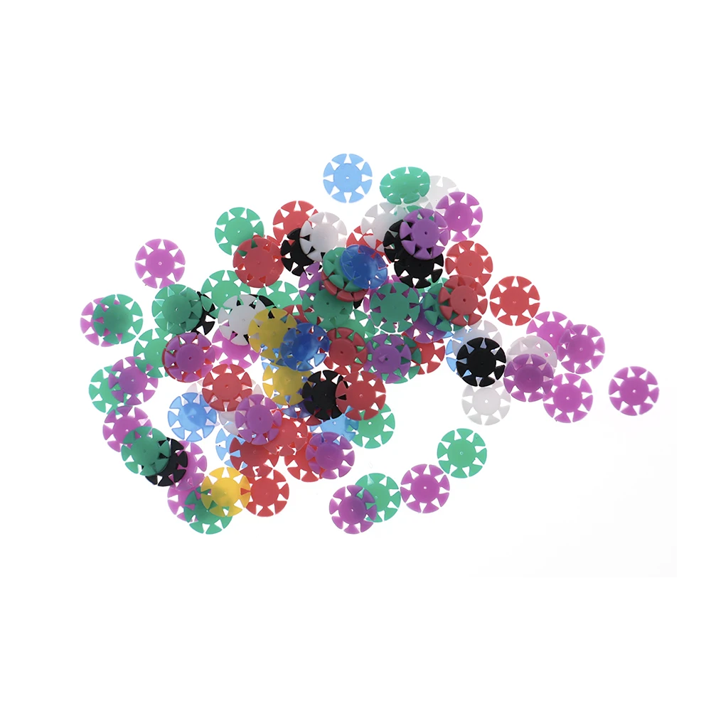 

100Pcs Dental Stopper Counter Disinfection Root Canal Rotary File Circle Rings