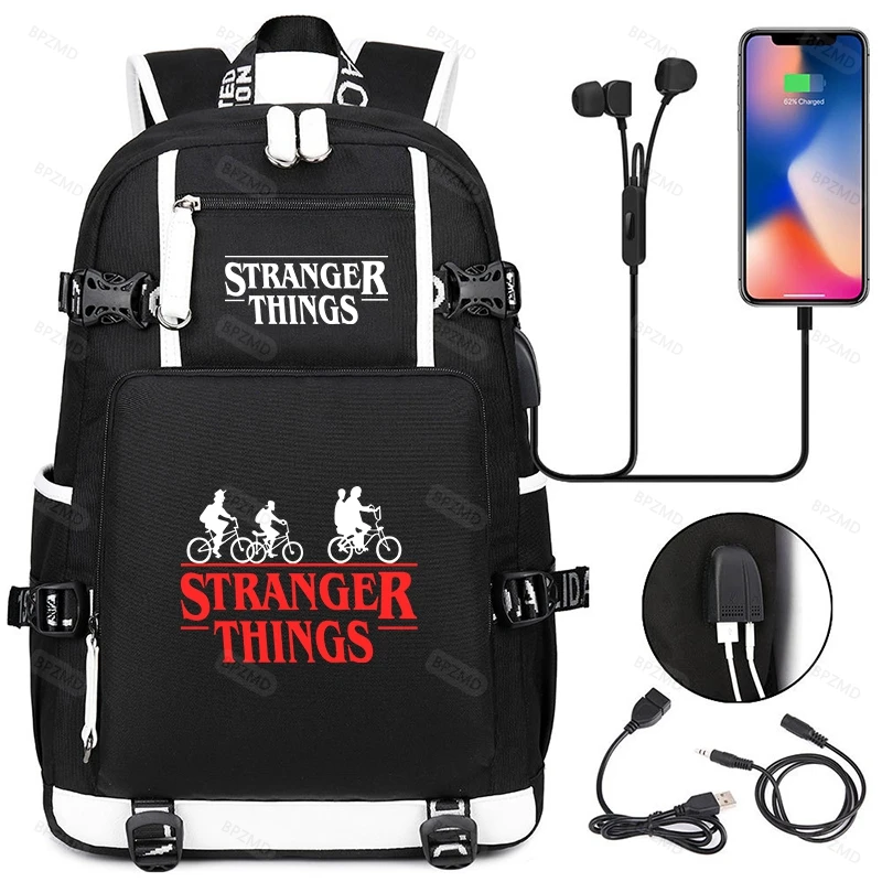 

Stranger Things Backpack Large Capacity Student Schoolbag for Boys Girls Rucksack Laptop Backpack for Teenagers Travel Bags