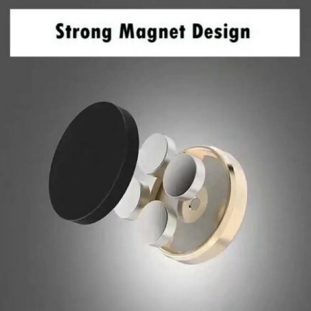 

Отличное крепление для телефона, мини автомобильный вращающийся магнитный держатель для телефона, мощная легкая подставка для телефона для грузовика